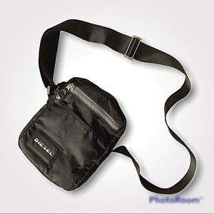 Diesel Black Men’s Crossbody Bag